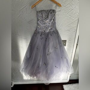 Alyce Designs Lilac & Silver Kids/Pre-Teen Pageant Dress-Size 2